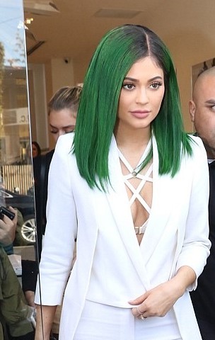 Kylie Jenner S Green Hair Color Ideas For 2016 2019