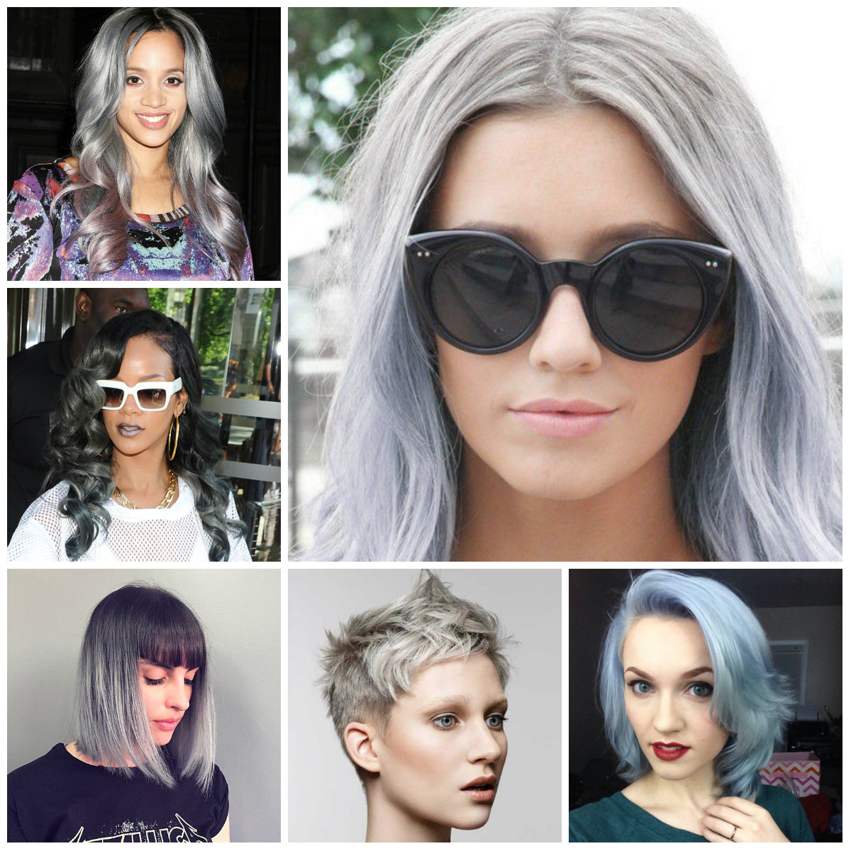 Silver Hair Color Chart