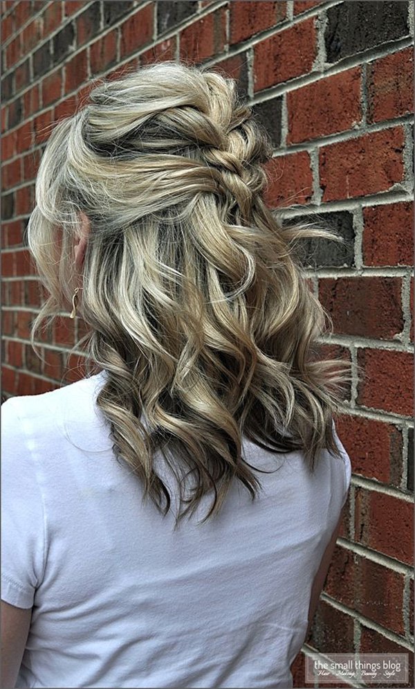 2016 Medium-Length Half Updos | 2019 Haircuts, Hairstyles ...