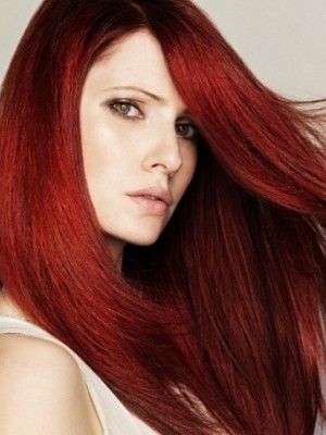 fiery red hair color