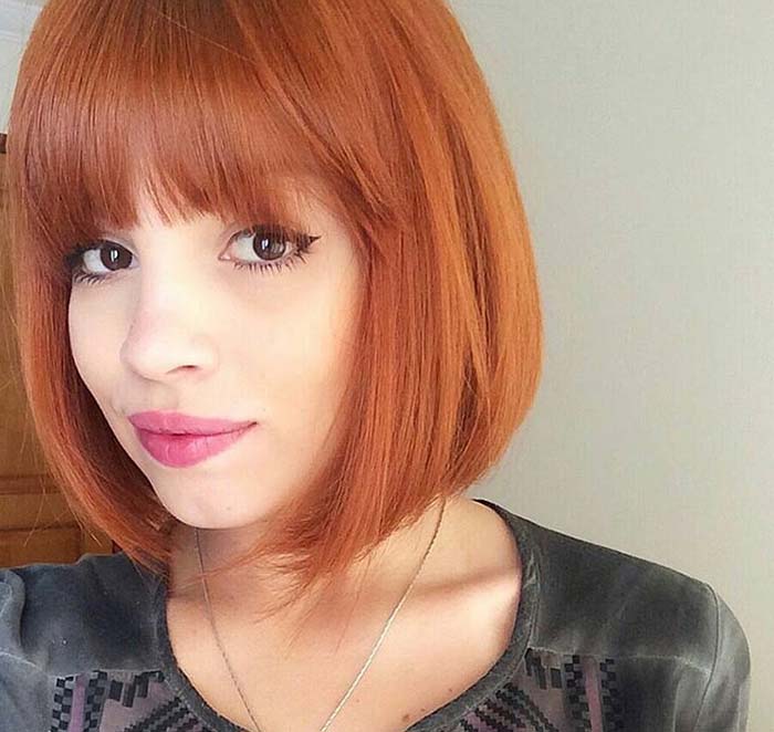 Hairstyle Bob With Fringe