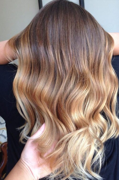 Brown to Blonde Ombre