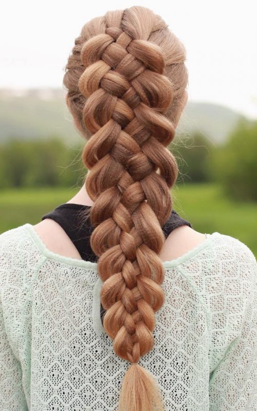 Textured Five Strand Braid