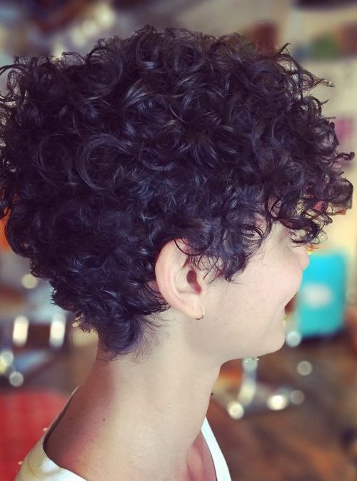 Curly Pixie Cut