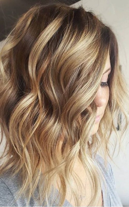 Shoulder Length Wavy Hair