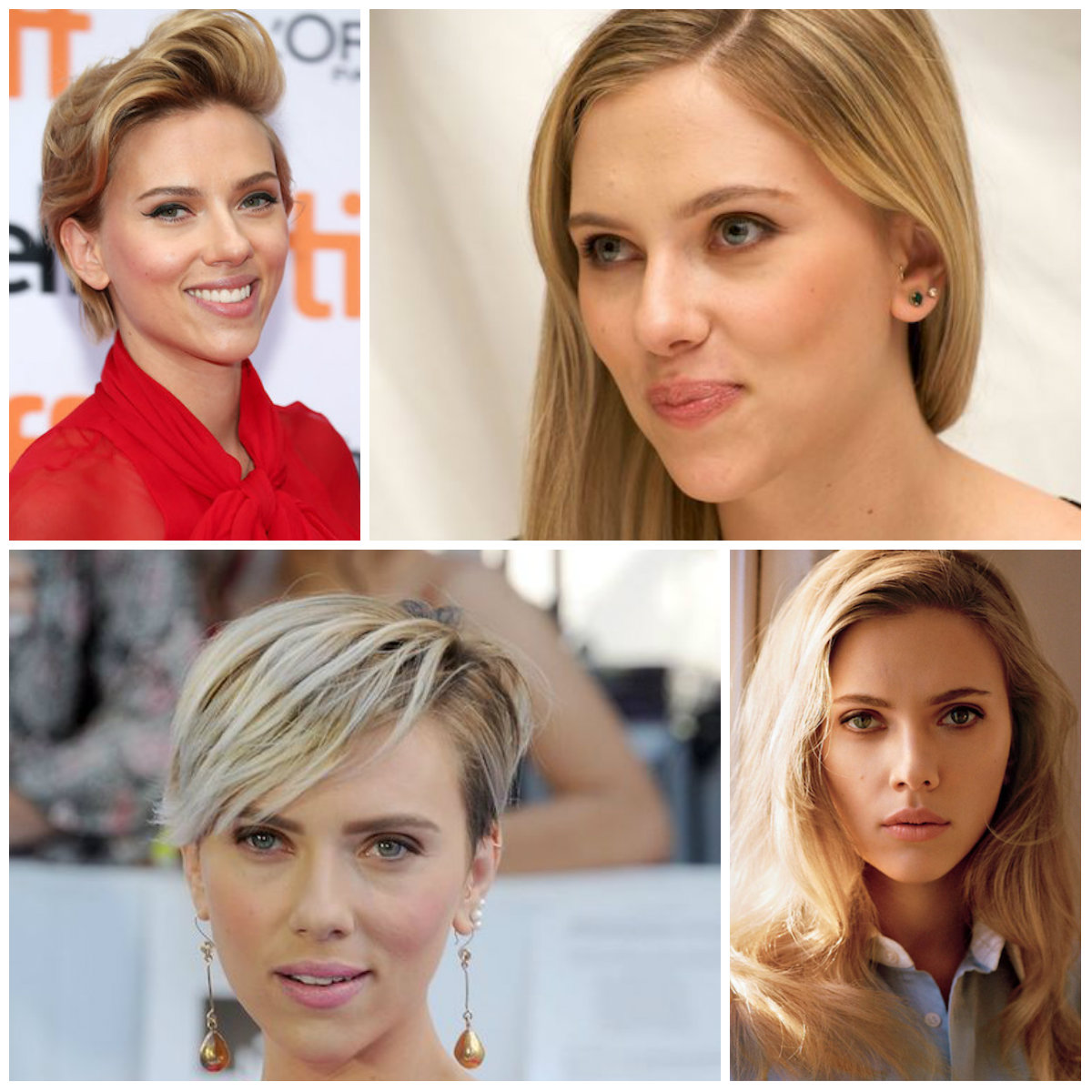 Scarlett Johansson hairstyles