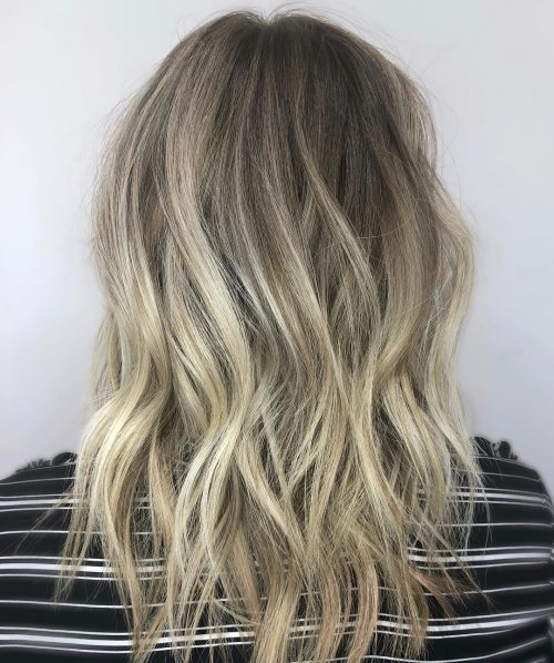 Layered Beach Waves